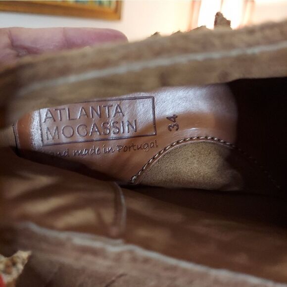 Atlanta Moccasins Children's Fringe Moccasins HandMade in Portugal 4 - Picture 10 of 10